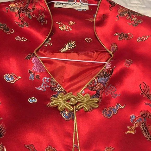 COPY - Custom-made silk Chinese red jacket - Picture 4 of 4